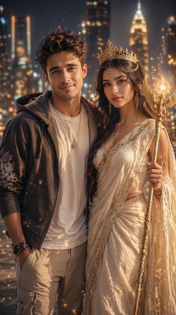 Vikas edit prompt: couple love story